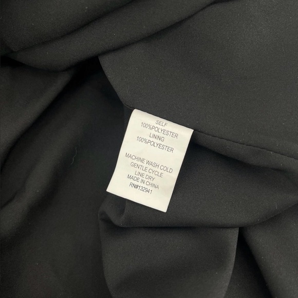 NEW AMANDA UPRICHARD Campania Fit and Flare‎ Midi Dress in Black Size Small - Picture 15 of 15